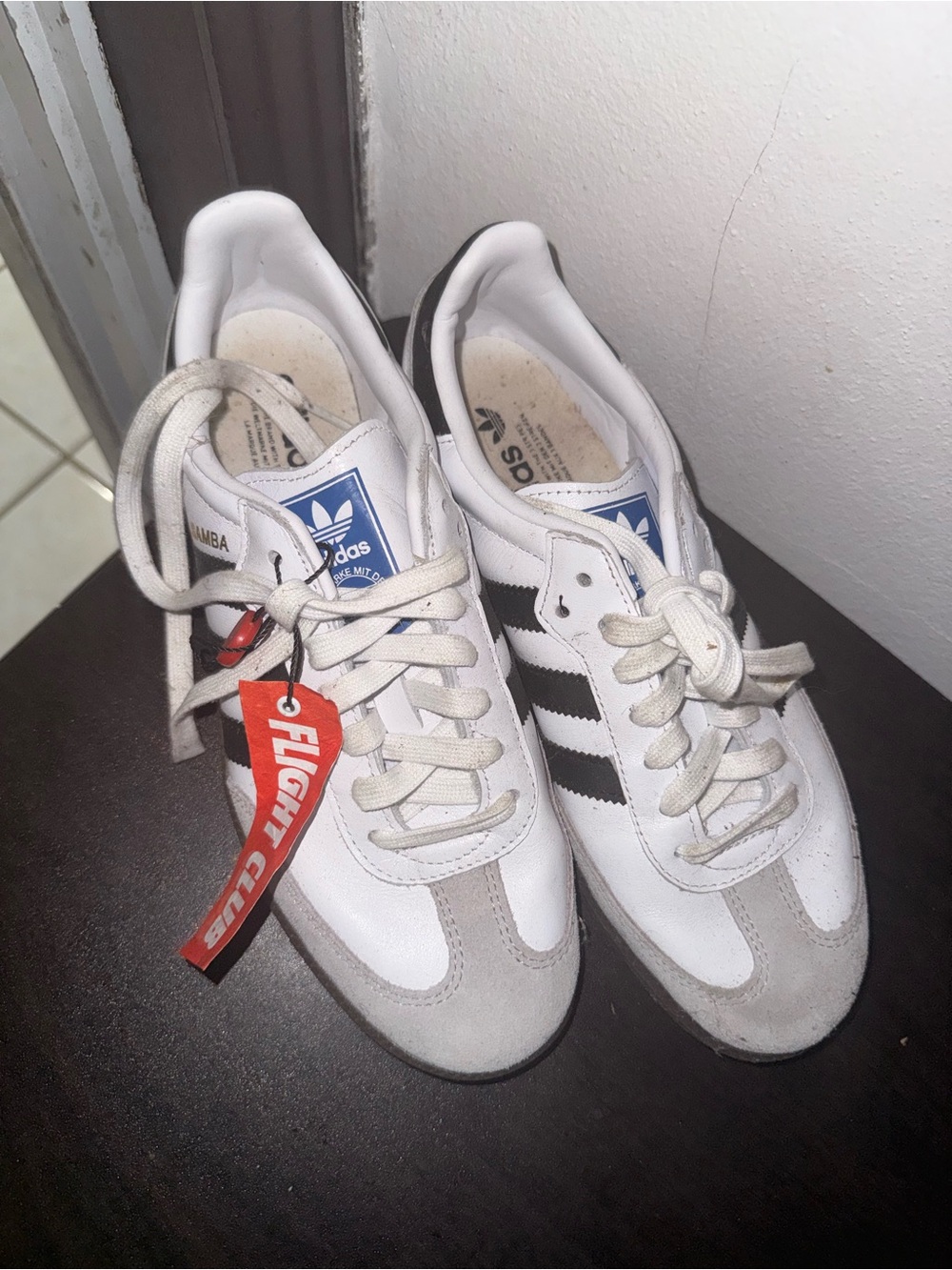 adidas White and Black Low-Top Sneakers